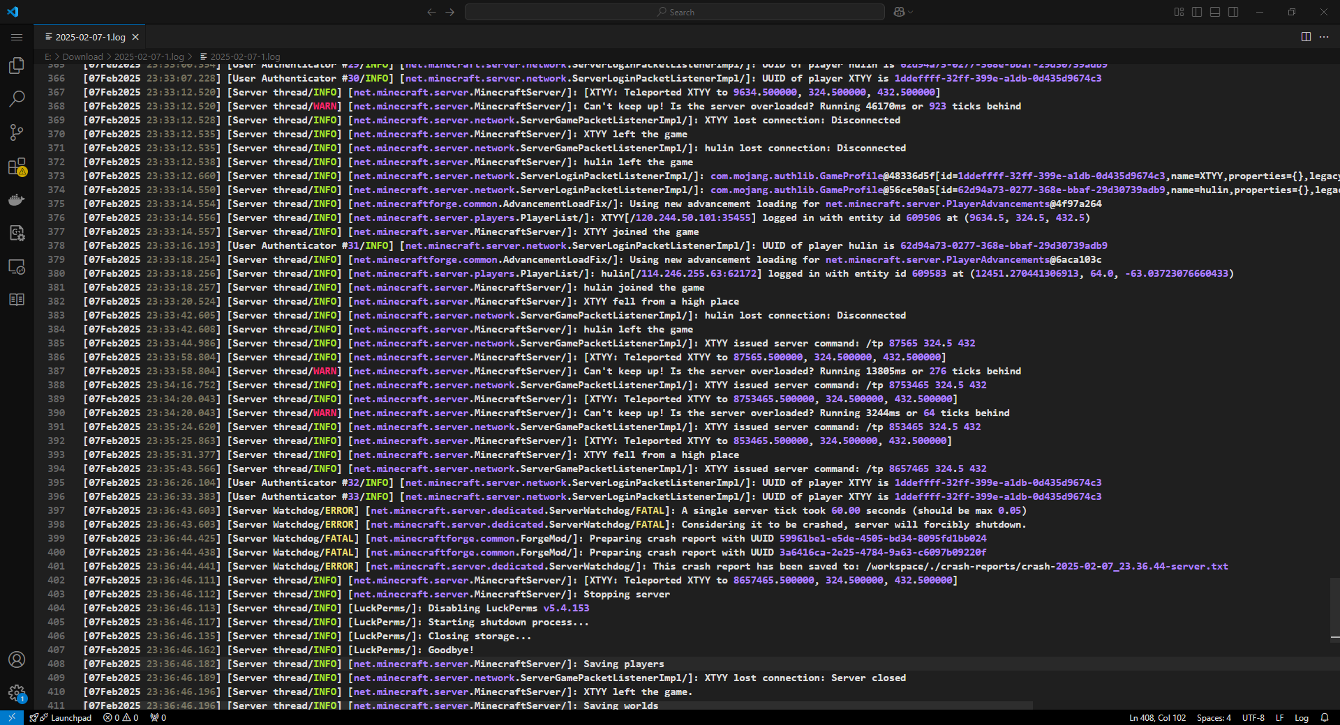 MC服务器状态查询与问题解决方案插图