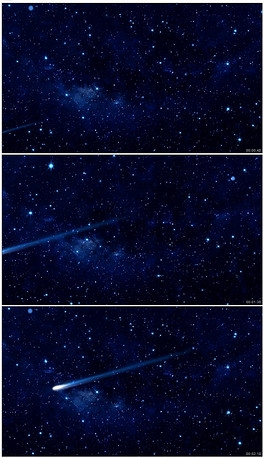 HTML流星雨代码，浪漫星空的复制与体验插图