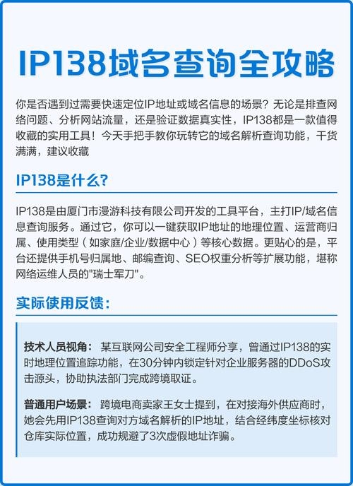 IP138查询外部IP地址及定位信息介绍插图