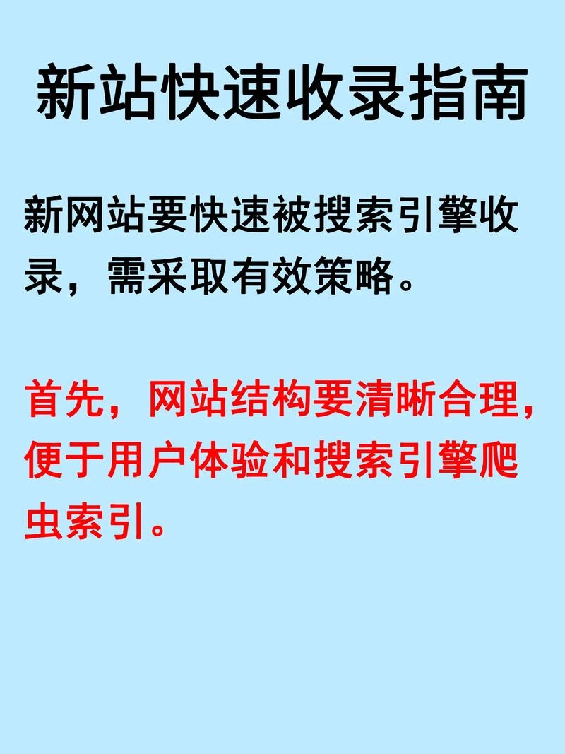 优化新站，实现快速收录插图