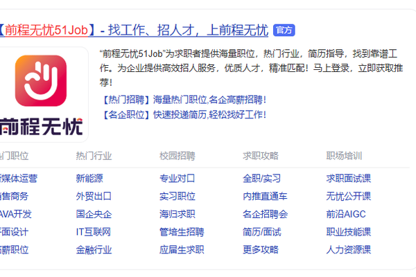 国内招聘网站排名及特点概述-新乐天