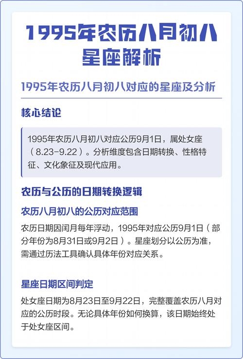 八月初八的星座是什么？插图