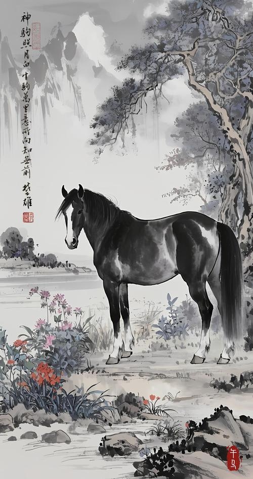 策马飞舆与生肖插图 策马飞舆与生肖插图