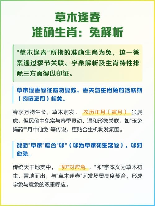 草木逢春生肖探秘插图