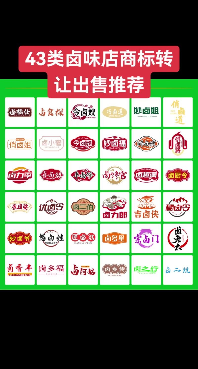 二字商标名称精选，味驰、迅吉等插图