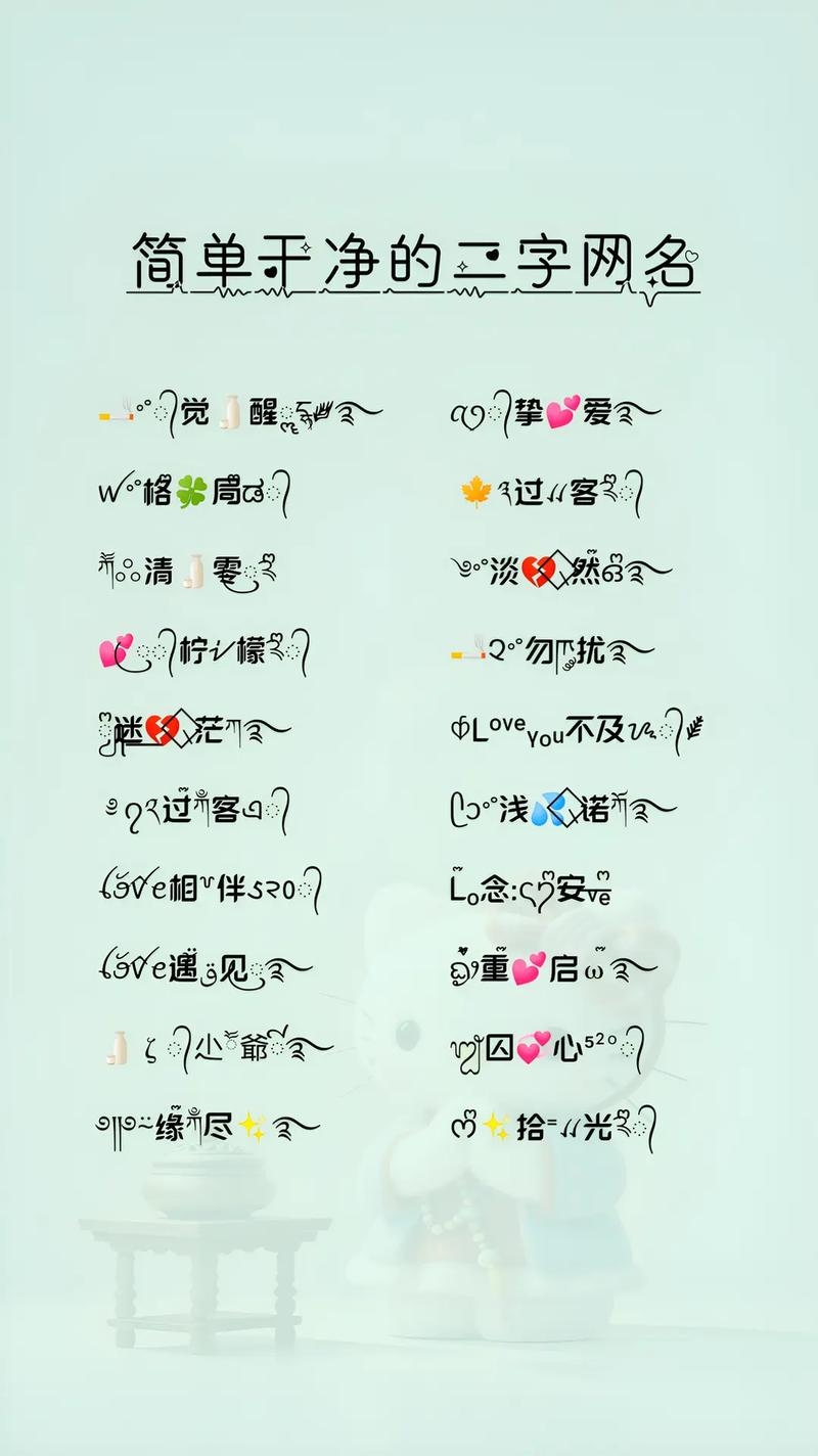二字微信昵称，简约而不简单插图