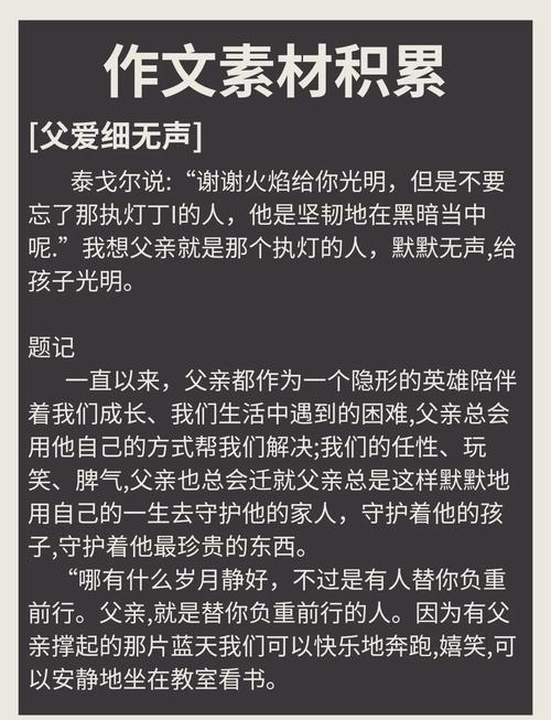 父情节何时启幕，藏在暗处的父爱时光插图