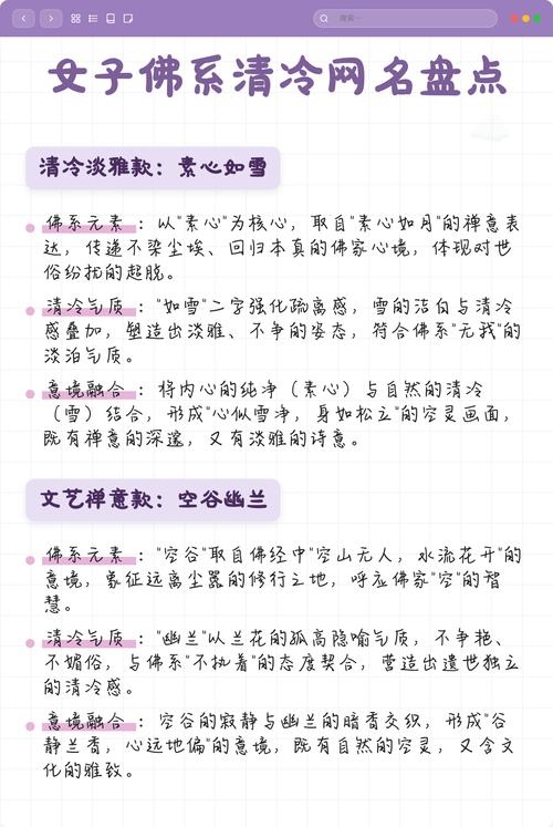 佛系清冷网名精选，禅意十足插图