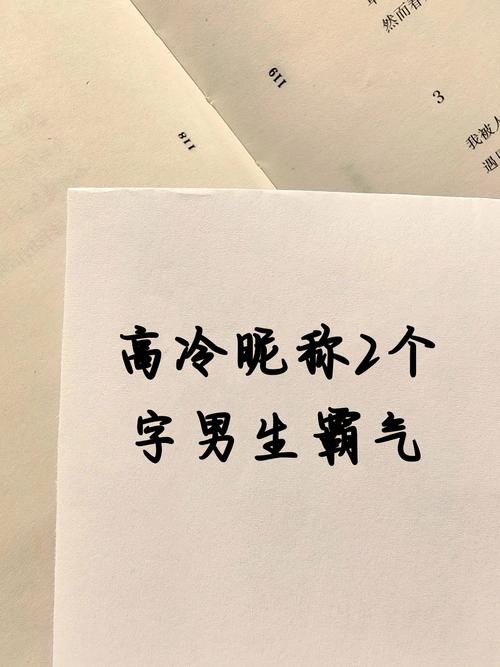 高冷二字的ID，让文字自带冰冷质感插图