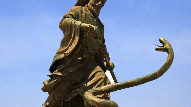 汉高祖斩白蛇，风云巨变中的英雄叙事插图