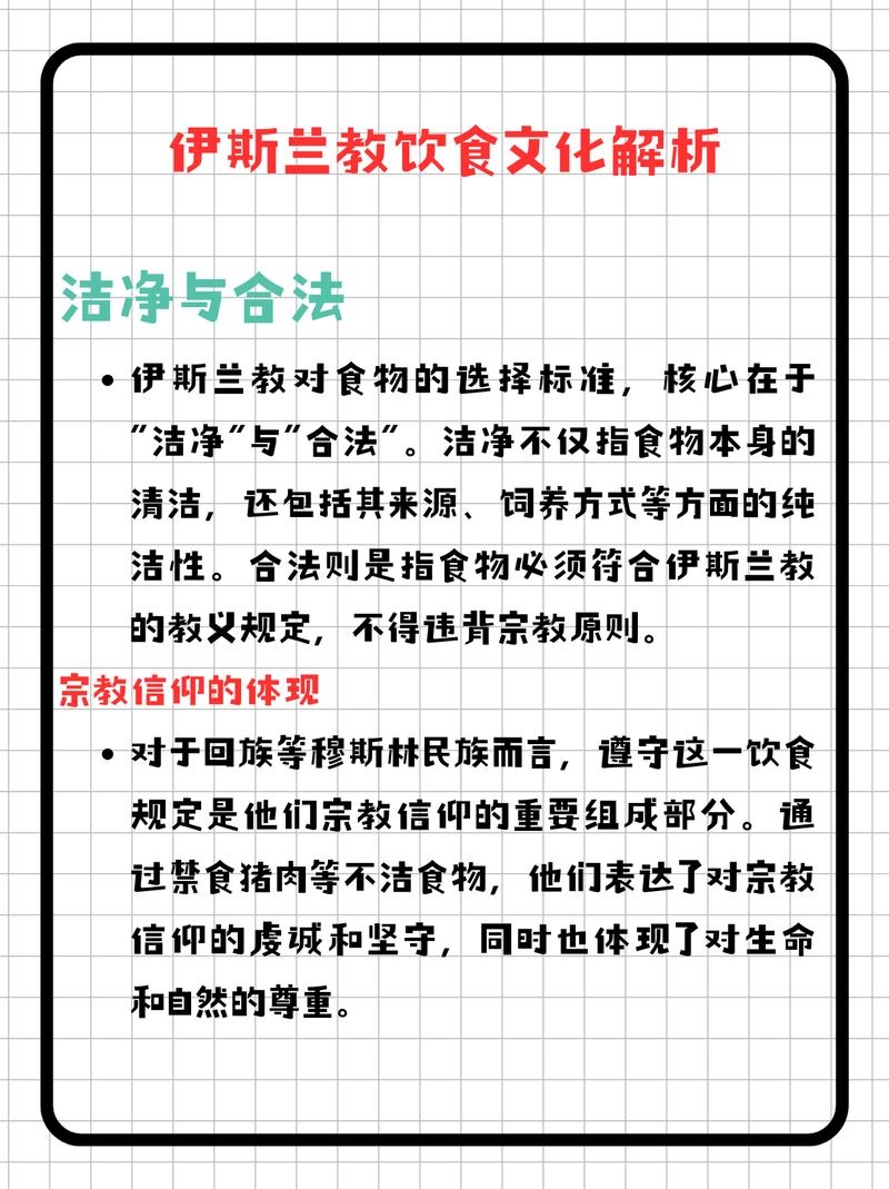 回民为什么不吃猪肉—探究宗教信仰与饮食文化的交融插图