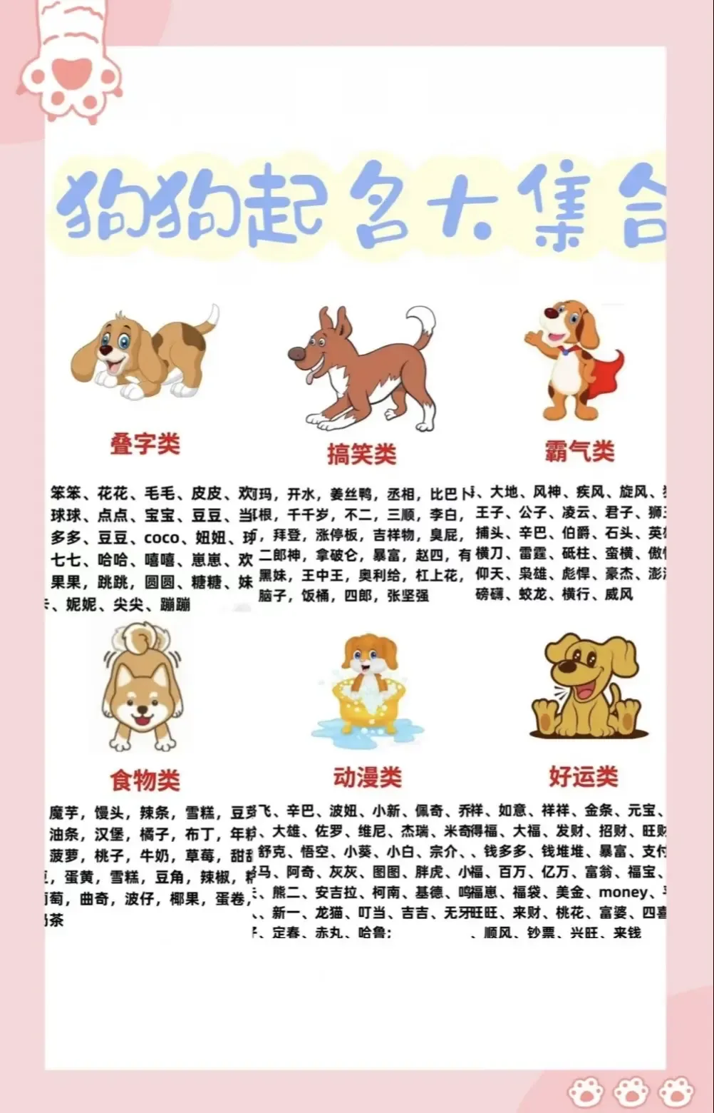 好听的狗狗名字,为你的宠物犬寻找一个独特而悦耳的名字插图 好听的狗狗名字,为你的宠物犬寻找一个独特而悦耳的名字插图