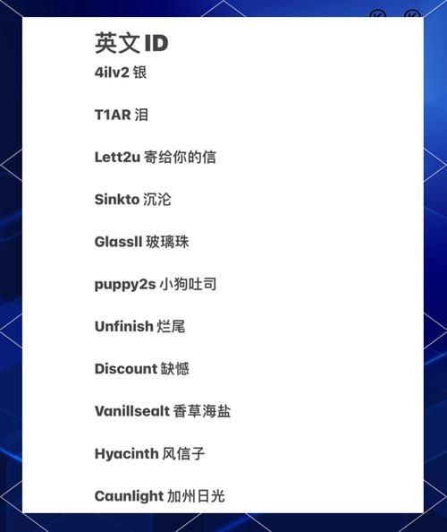 好听的游戏英文名字精选插图