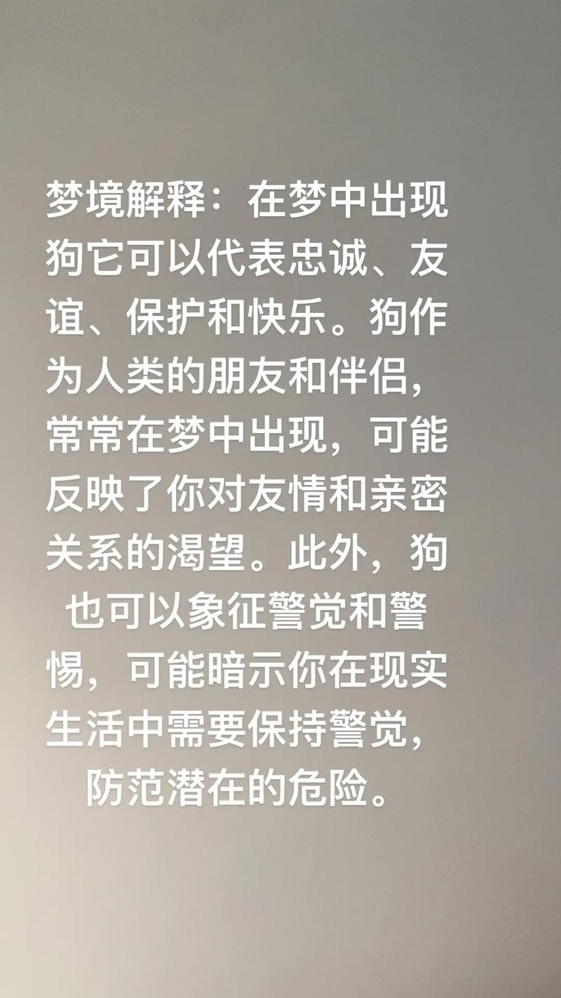 解读梦境中的狗,梦见狗的含义插图 解读梦境中的狗,梦见狗的含义插图