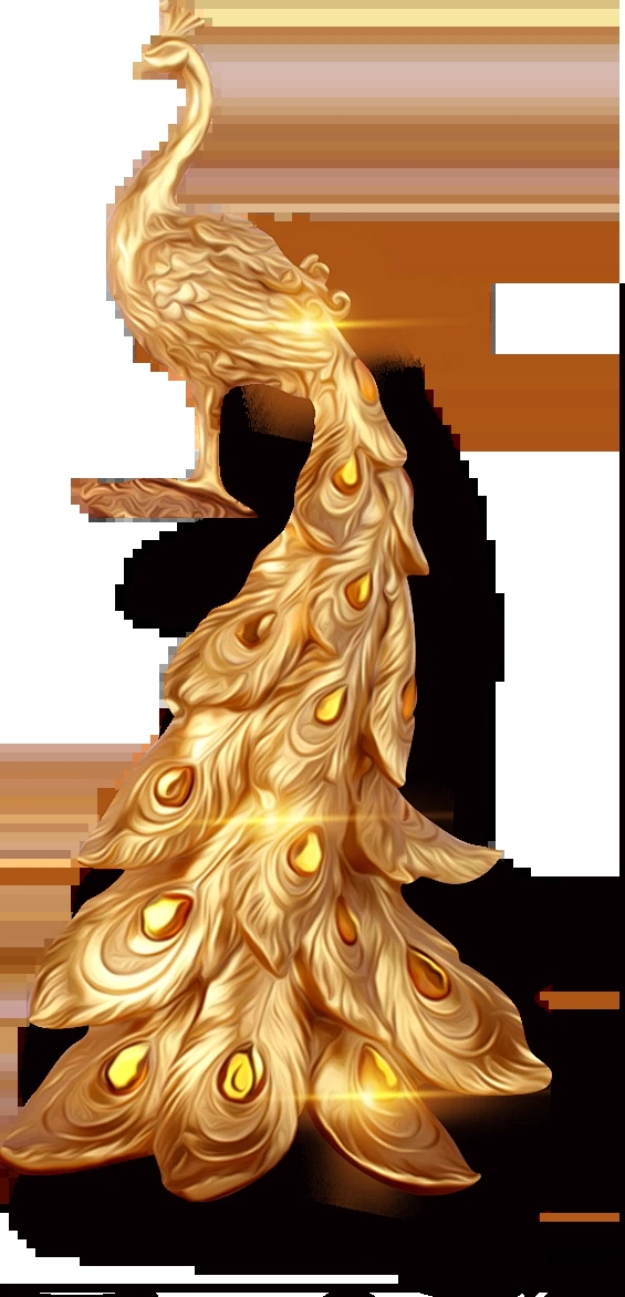 金光闪闪的动物—金色孔雀的奇妙世界插图