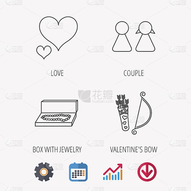 可爱的符号，连接心与心的奇妙桥梁插图