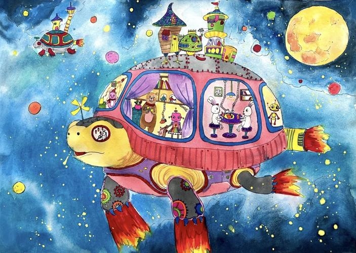 卡通小卫士，探索无限想象的奇妙世界插图