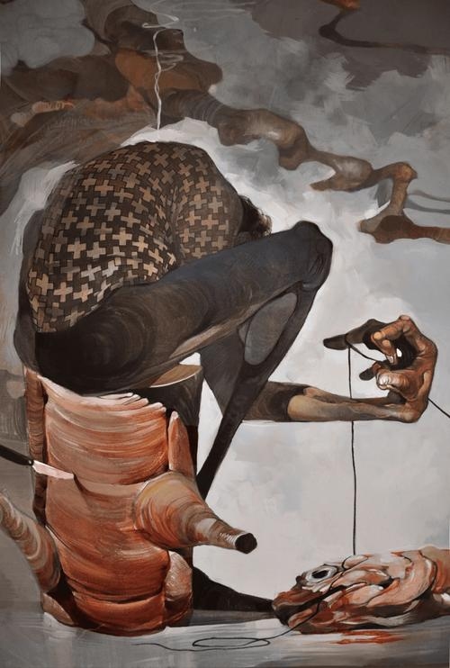 可笑的木偶戏，时代困境下的扭曲艺术插图