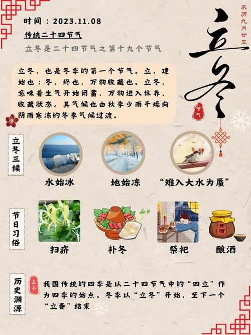 立冬是什么意思，探索冬季的起点与传统文化插图