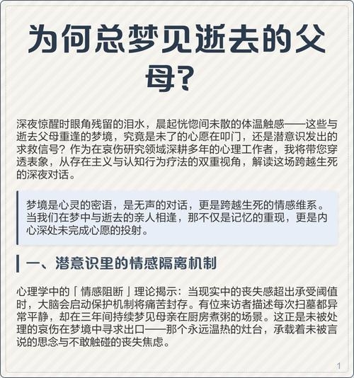 梦见死去的母亲，心灵的慰藉与未竟的对话插图