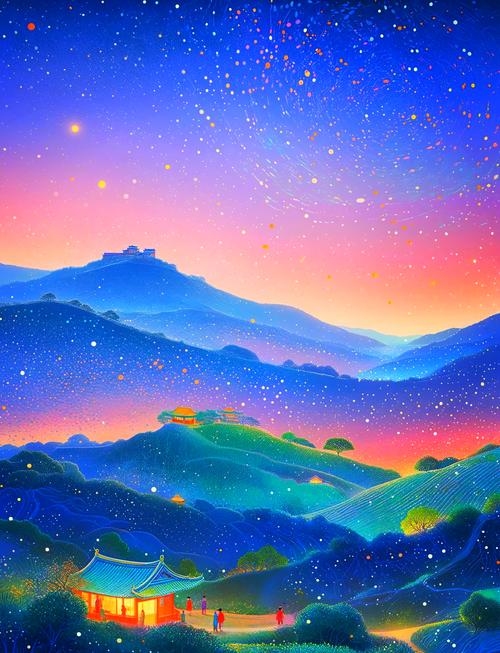 梦见硕果累累，星辰落地的奇妙想象插图