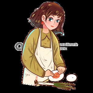 妈妈的透明时刻插图