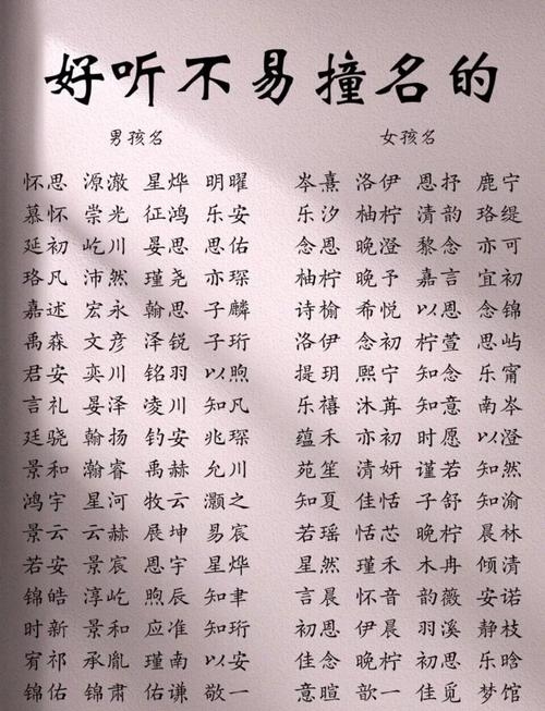 名字的魔力，好名字大全插图
