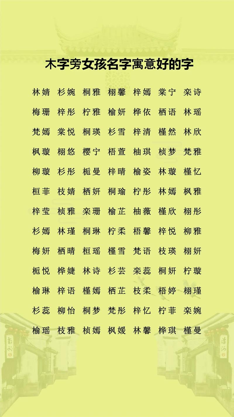木字旁的男孩名字，寓意阳刚与繁荣插图