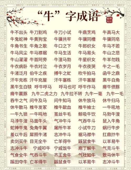 牛年本命年的句子大全插图