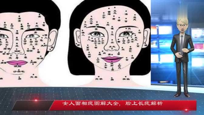 女人面相痣解析，5颗不吉之痣及其影响插图