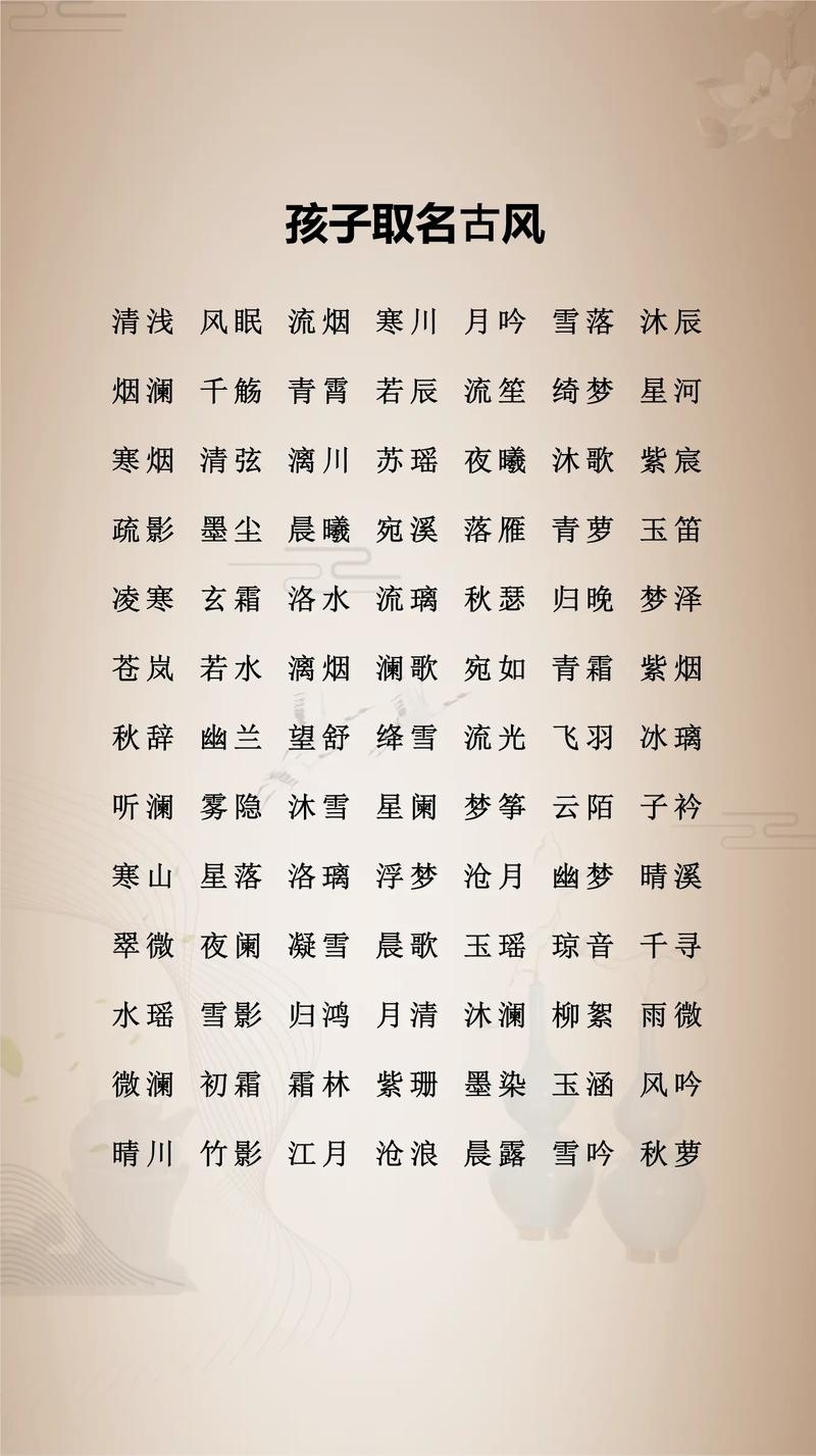 女孩起名字大全，优雅、独特且富有寓意的名字精选插图