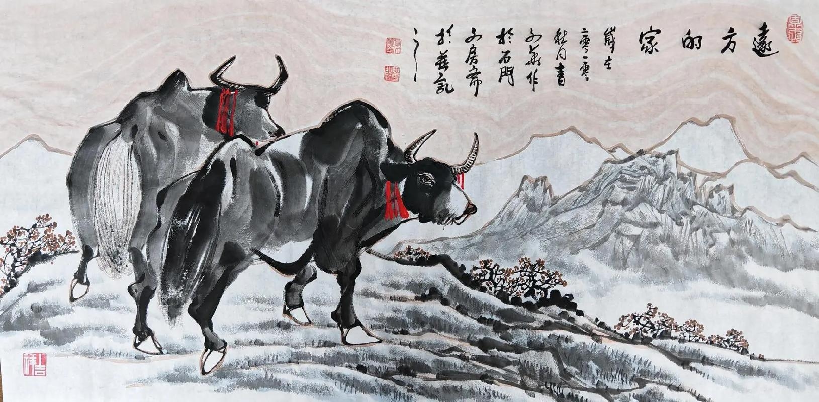 牛,勤奋坚韧,象征中华民族精神插图 牛,勤奋坚韧,象征中华民族精神插图
