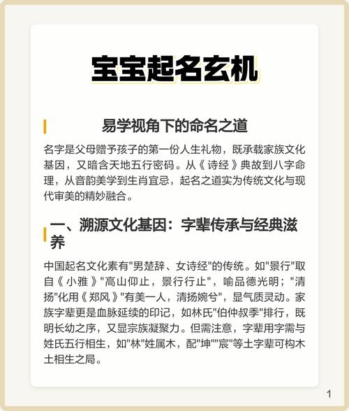 如何给宝宝起名字—命名之道插图
