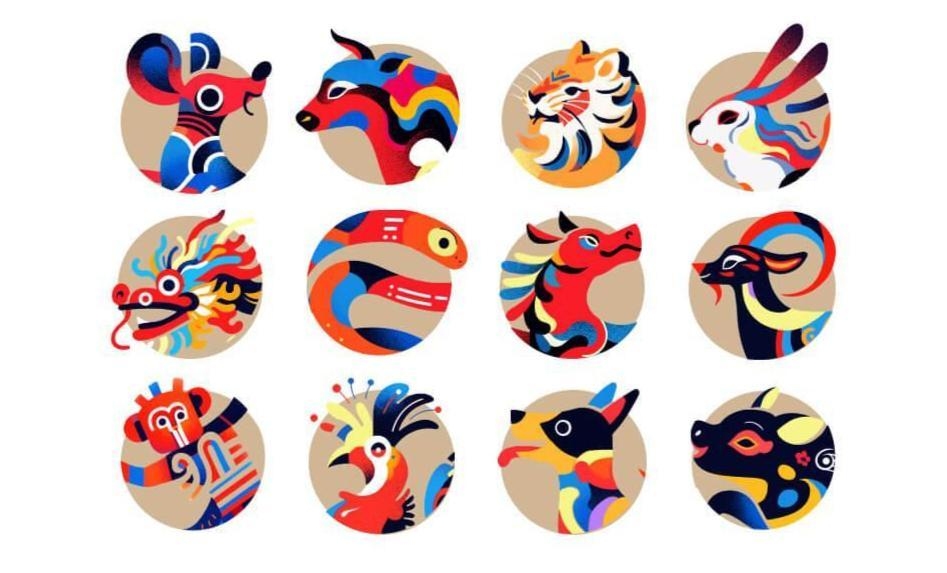 十二生肖图片,传统文化与现代艺术的融合插图 十二生肖图片,传统文化与现代艺术的融合插图