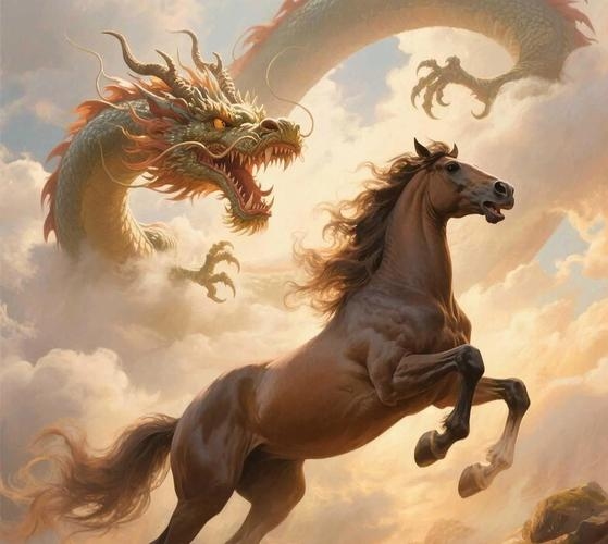 生肖龙象征进取，马代表灵活奋进插图