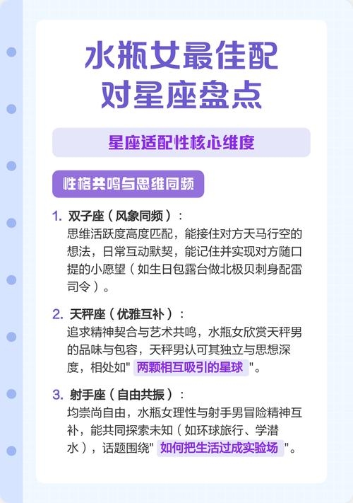 水瓶女与星座的最佳配对插图