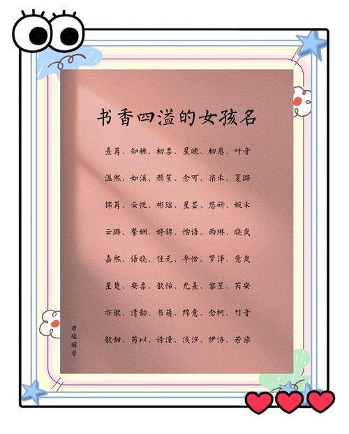 书香气质女孩名字—探寻名字背后的文化韵味插图