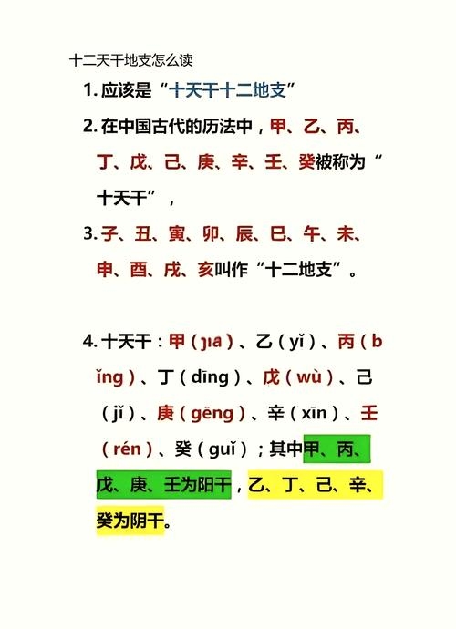 天干地支读音探析插图