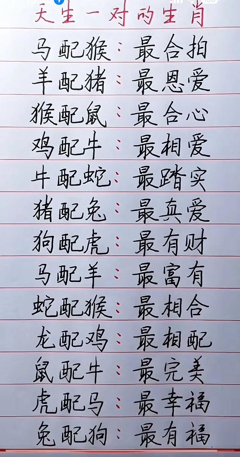 天生一对是什么生肖？插图