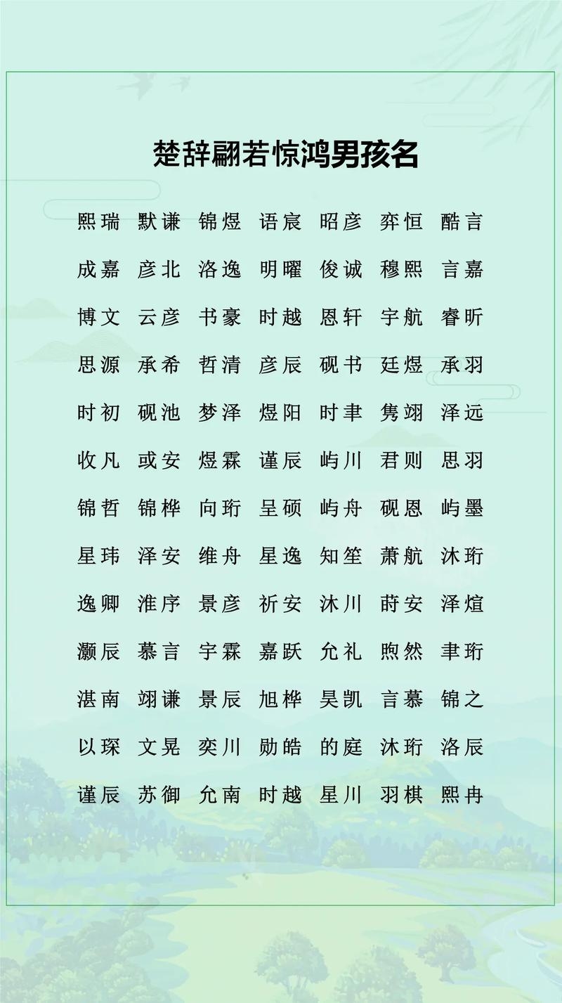 为可爱的男孩子挑选好听的名字插图