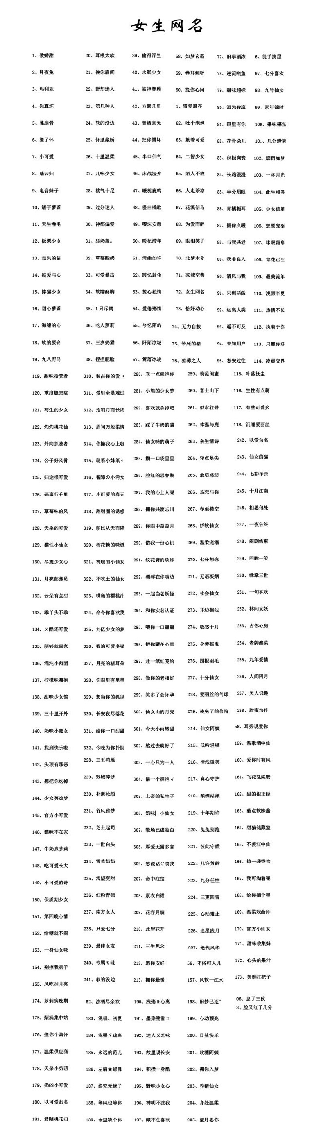 网名,网络世界的个性名片插图 网名,网络世界的个性名片插图