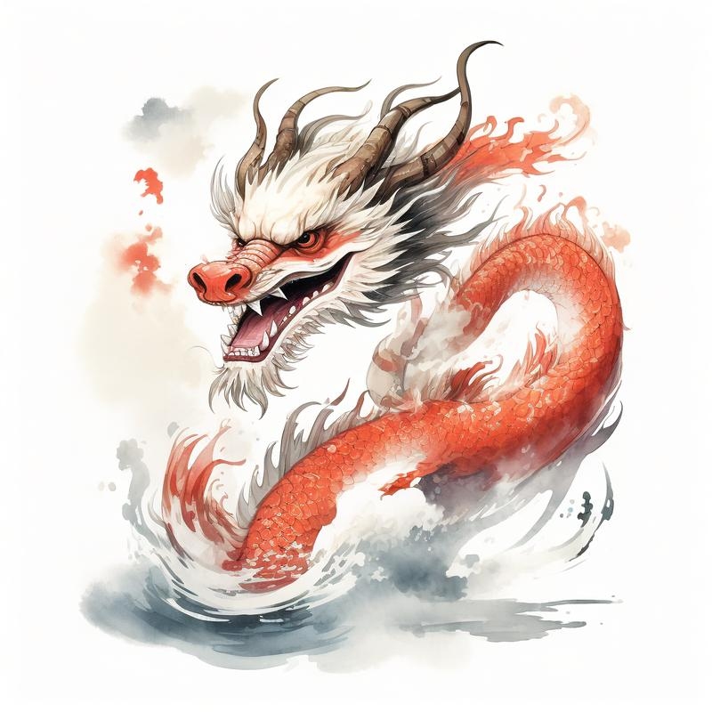 唯吾独尊，生肖龙插图