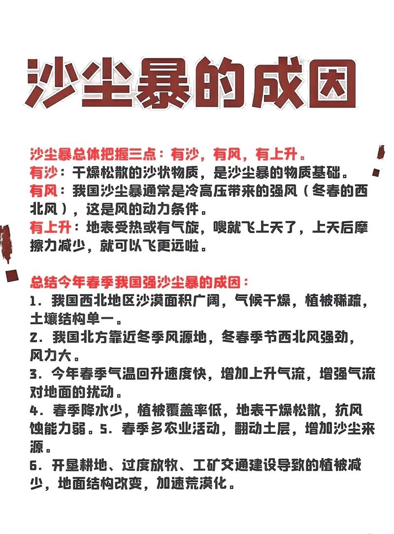 沙尘暴梦境解析，合作顺遂与健康警报的双重寓意插图