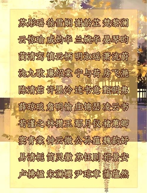 珍藏家族名中的动人诗篇，好听的家族名字的智慧密码插图