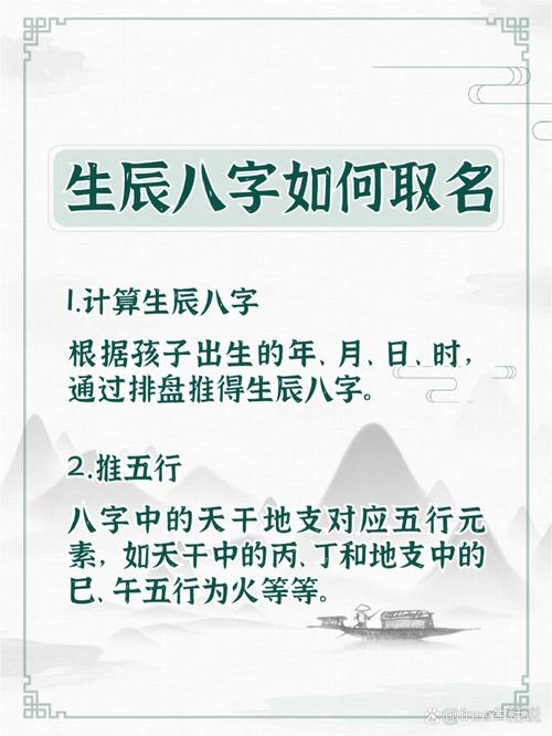 免费生辰八字取名，探寻个人命名的奥秘插图