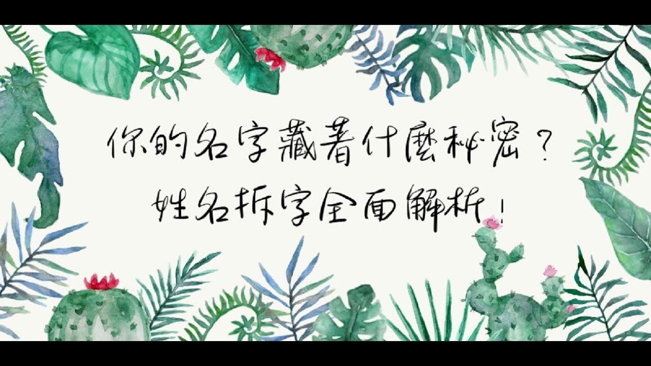 免费测名字，了解你的姓名学奥秘插图