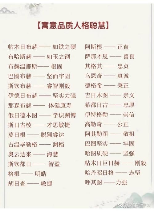 蒙古人的名字，多元文化中的情感密码插图
