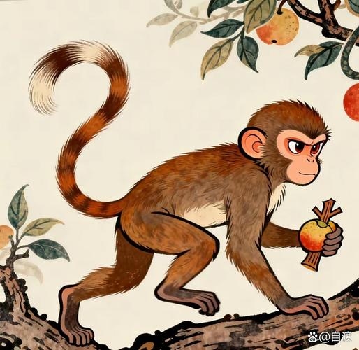 心急火燎的生肖—猴插图