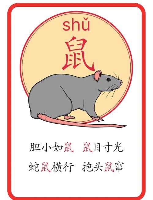 蛇居鼠马，开口恶毒不留情是生肖。插图