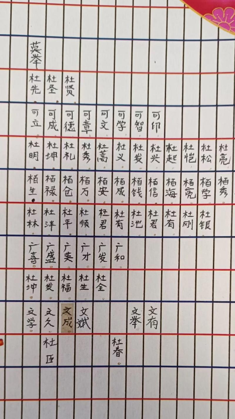 杜家最完整的家谱，传承与荣耀的见证插图